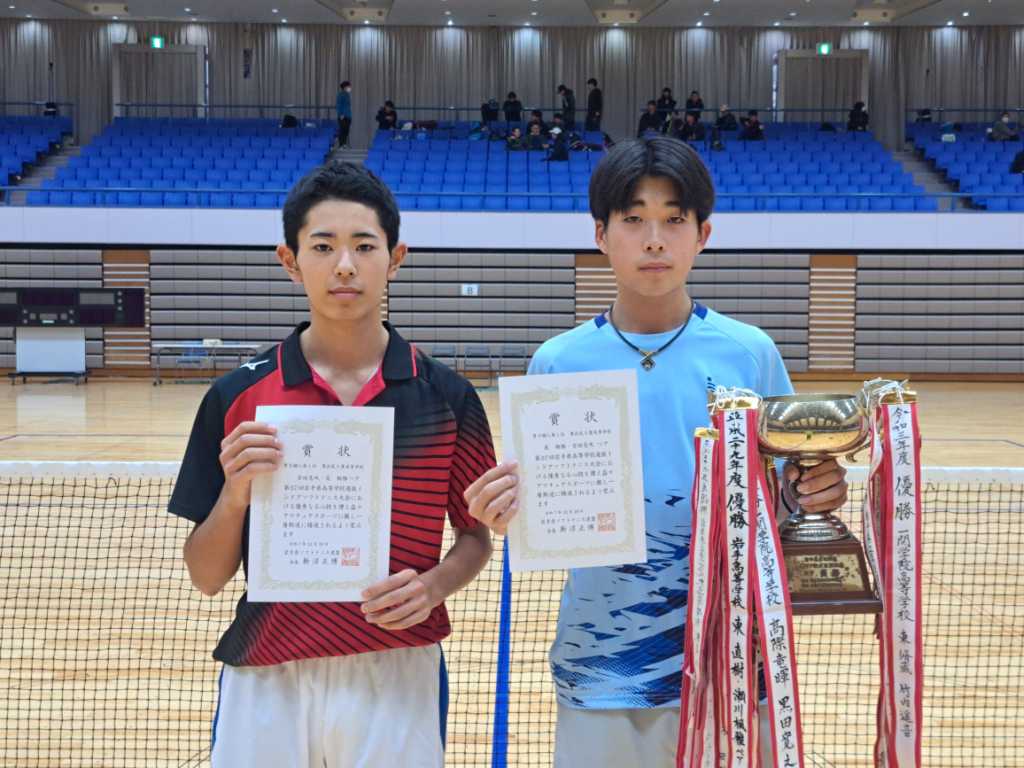 個人戦入賞者(男子)を開きます。